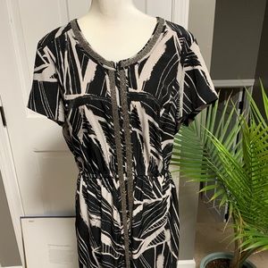 Black and white dress